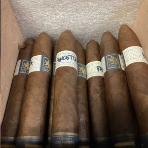 pancetta cigars in cigar box